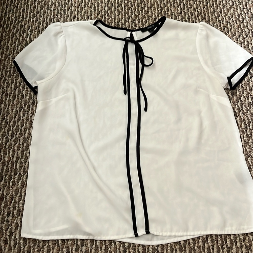 Forever 21, white blouse